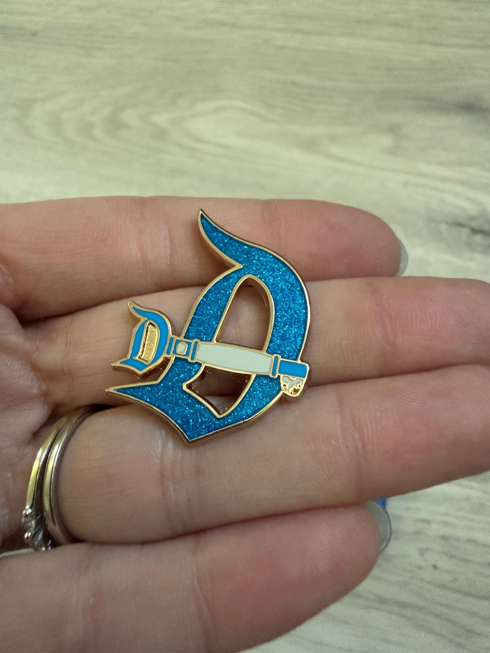Disney 70th Anniversary Wave 2 Glitter D pin “chaser”